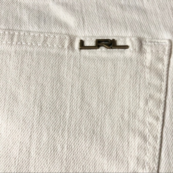 NEW LRL Ralph Lauren Jeans Size 4 Colony WHiTE Slim NWT - Picture 12 of 12